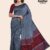 Grey Marron Handloom Silk Saree JS3032