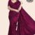 Wine Color Handloom Silk Saree JS3053