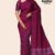 Wine Barry Handloom Silk Saree JS4016