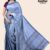 Grey Handloom Silk Saree JS4038