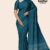Deep Sea Green Handloom Silk Saree JS4056