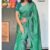Dark Green Handloom Silk Saree JS4099