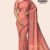 Peach Color Handloom Silk Saree JS4182