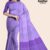 Lavender Handloom Cotton Saree DC2481