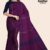 Purple Handloom Cotton Saree DC2609