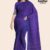 Purple Handloom Cotton Saree DC2656