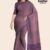 Purple Handloom Cotton Saree DC2673
