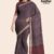 Brown Handloom Cotton Saree DC2683
