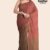 Reddish Brown Handloom Cotton Saree DC2703