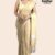 Yellow Handloom Glossy Cotton Saree G3390