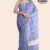 Blue Handloom Glossy Cotton Saree G3531