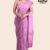 Soft Pink Handloom Glossy Cotton Saree G3573