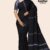 Black Handloom Silk Saree JS4156