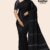 Black Handloom Silk Saree JS4160