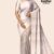 Dusty Grey Handloom Silk Saree JS4195