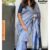 Blue Handloom Silk Saree JS4242