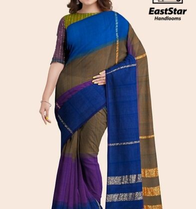 Colorful Handloom Cotton Saree DC2707