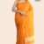 Orange Handloom Cotton Saree DC2713