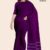 Purple Handloom Cotton Saree DC2805