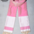 Pink White Handloom Silk Shawl ESS378