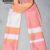Peach Handloom Silk Shawl ESS403