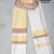 Yellow Brown Handloom Silk Shawl ESS415
