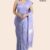Lavender Handloom Glossy Cotton Saree G3422
