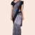 Black White Indian Saree A005