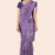 Purple Indian Saree A045