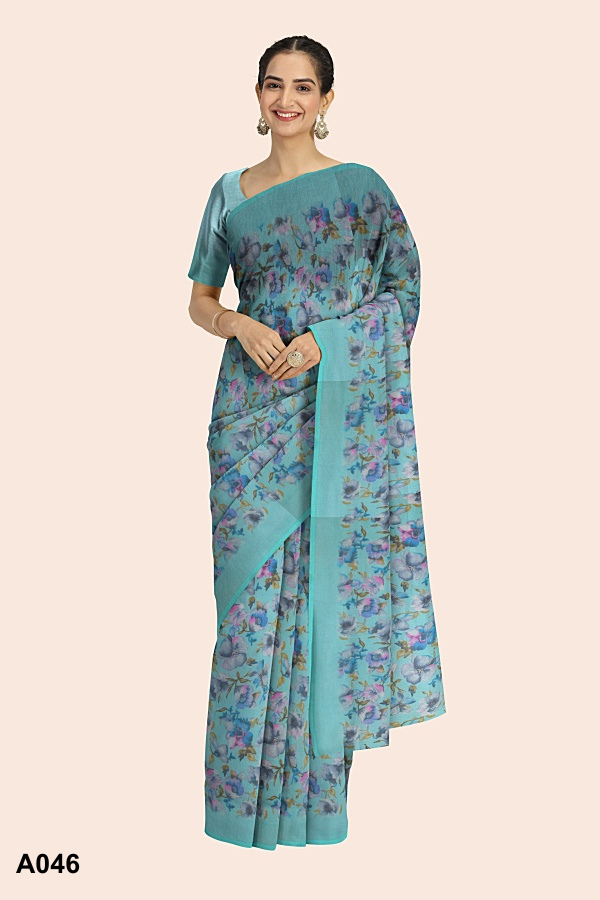 Green Indian Saree A046 Green Indian Saree A046