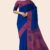 Blue Batik Saree A073