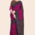 Pink Batik Saree A074