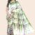 Green Batik Saree A107