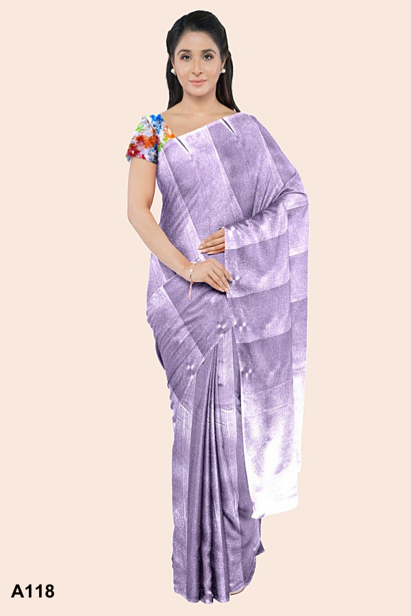 Purple Indian Saree A118 Purple Indian Saree A118