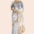 White Indian Silk Saree A124