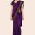 Deep Purple Indian Saree A125