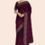Marron Indian Saree A129
