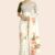 light Yellow Indian Saree A137