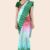 Pink Green Indian Saree A146