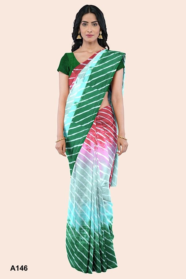 Pink Green Indian Saree A146 Pink Green Indian Saree A146