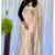 Cream-Colored Indian Wedding Saree AP023