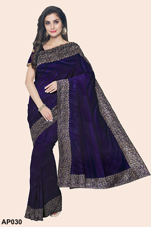 Purple Indian Saree AP030 Purple Indian Saree AP030