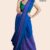 Blue Purple Handloom Cotton Saree DC2858