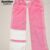 Pink & White Cotton Handloom Scarves ESC1124