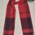 Red Cotton Handloom Scarves ESC1126