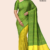 Green Yellow Handloom Silk Saree JS4352