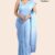 Light Blue Handloom Glossy Cotton Saree G3501
