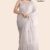 Light Beige Handloom Glossy Cotton Saree G3504