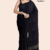 Black Handloom Glossy Cotton Saree G3511