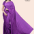 Purple Handloom Silk Saree JS3156